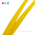 High tenacity 15mm yellow polypropylene webbing